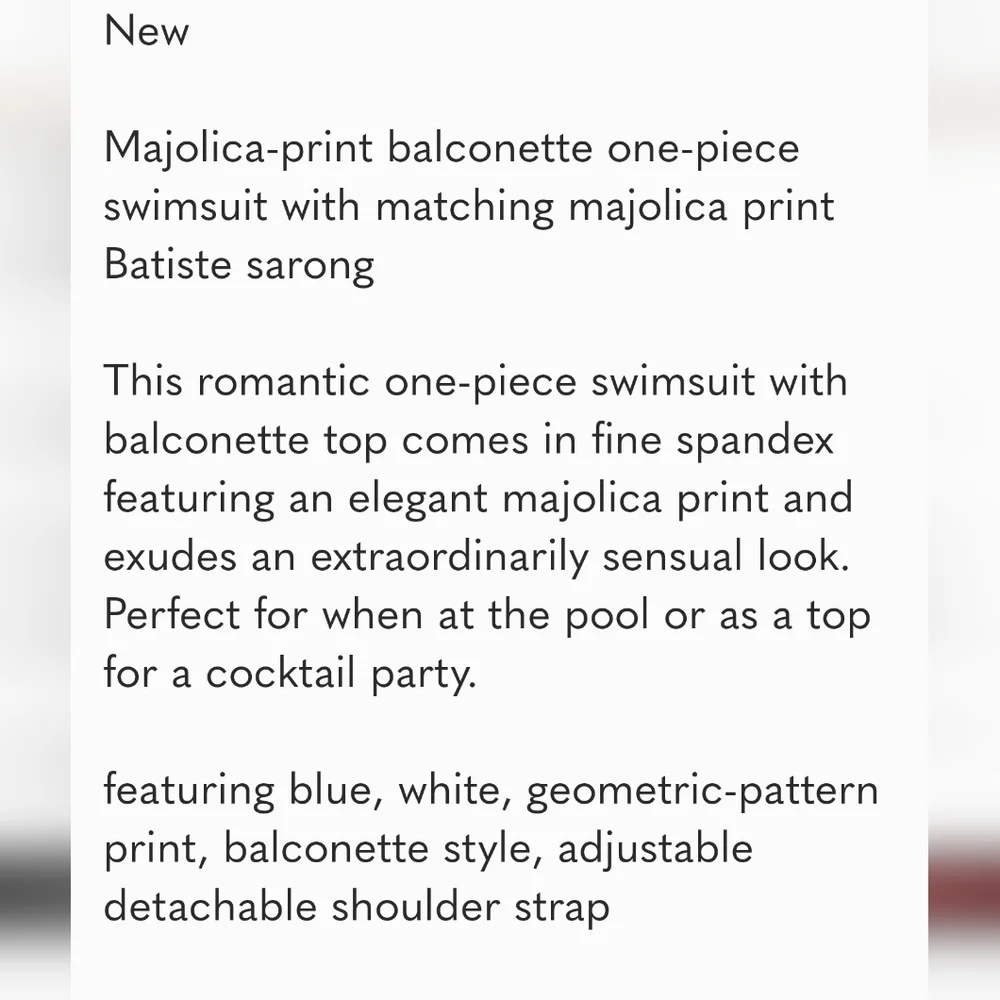 Blue and White Patterned Women's Swimsuit